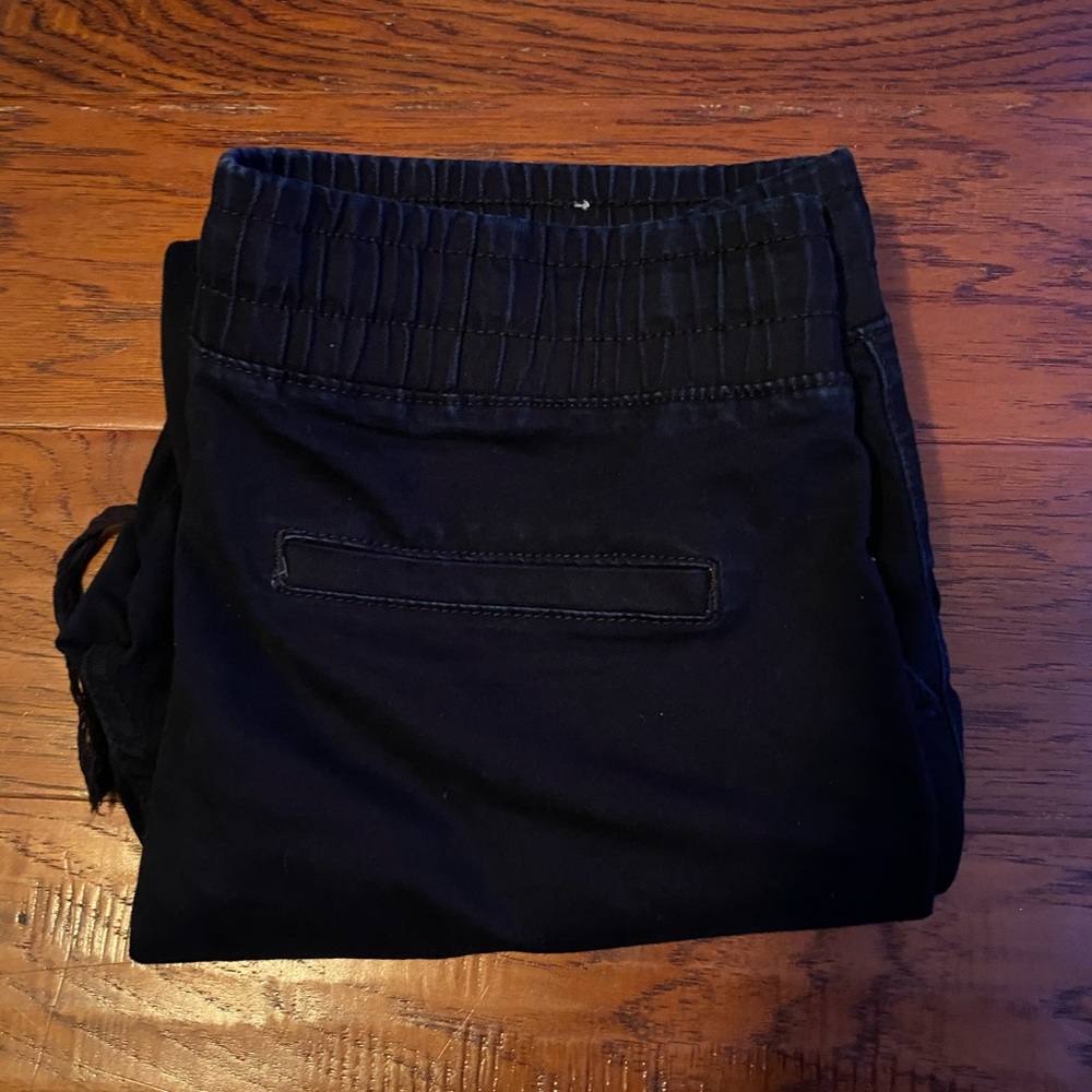 Black cargo pants
